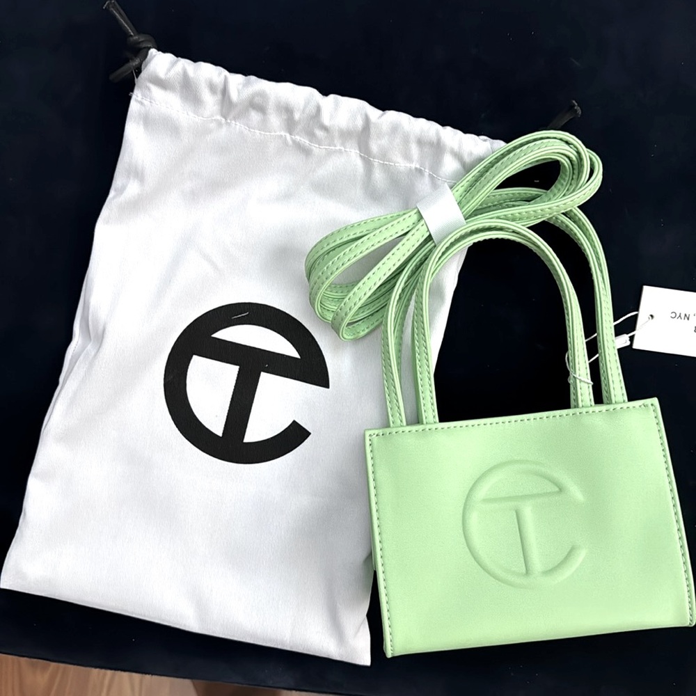 Telfar Double Mint Small Shopping Bag